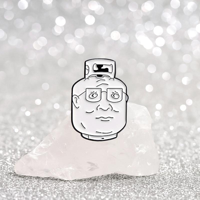 Creative Cartoon Enamel Pins Custom Comedy TV Show Brooches Lapel Badges Clothes Funny Jewelry Gift for Kids Friends