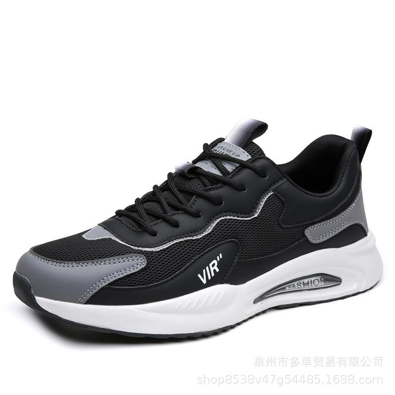 Large size refreshing and breathable mesh shoes, light shock absorption and rebound running shoes, outdoor comfortable sports