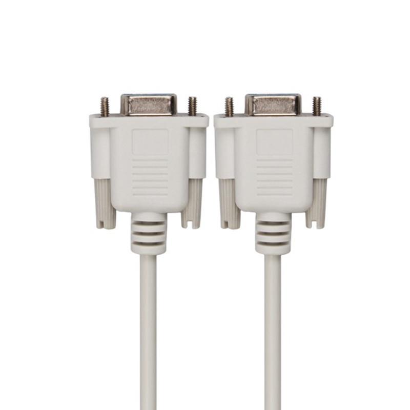 9-Pin RS232 Serial Cable DB9 Male-to-Male, Straight-Through, 1.5 Meters