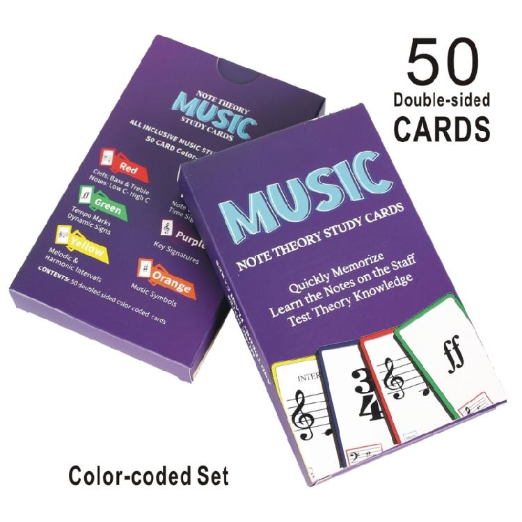 Flashcard Musicali Strumento di Studio Apprendimento Teoria delle Note per Pianoforte Flashcard Carte per l'Educazione Musicale per Studenti di Musica Principianti