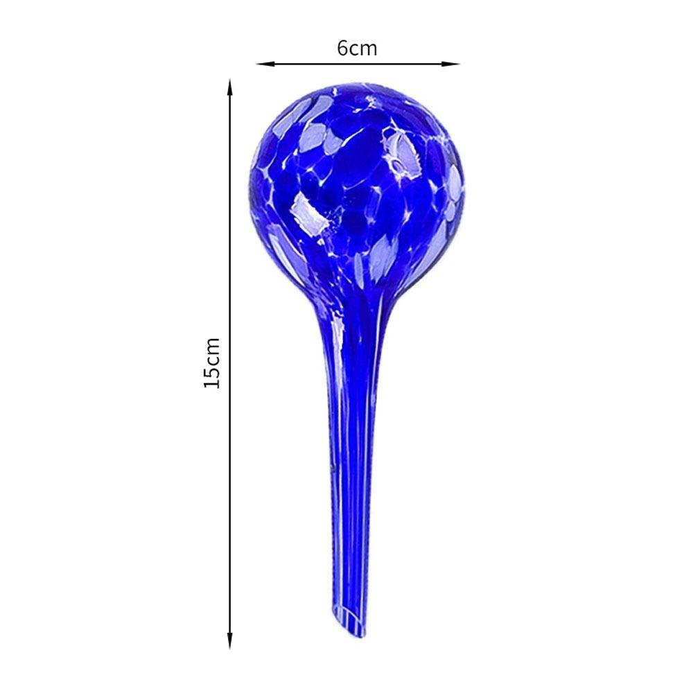 Glass Automatic Plant Watering Ball 100ml Bulb Shape Glass Auto Drip Irrigation System Colorful Automatic Watering Spike