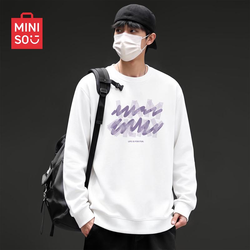 MINISO American Casual Heavyweight Crewneck Sweatshirt