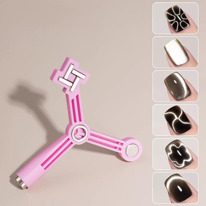 4 In 1 Multifunctional Five-Pointed Star Cat Eye Nail Art Magnetic Stick Suitable For Uv/Led Gel Nail Polish Magnet Strong