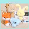 Fox Koala And Rabbit Plush Toy With Keychain For Kids And Collectors