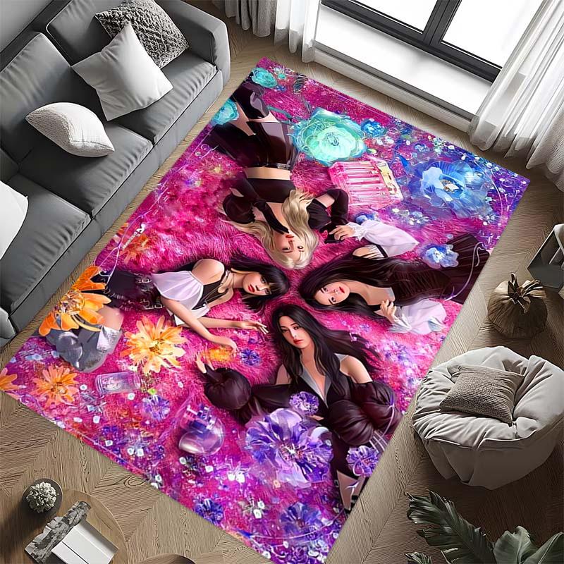 Blackpink: Global Icons Music Style carpet Doormat Suitable for all seasons Doormat Fashion Room