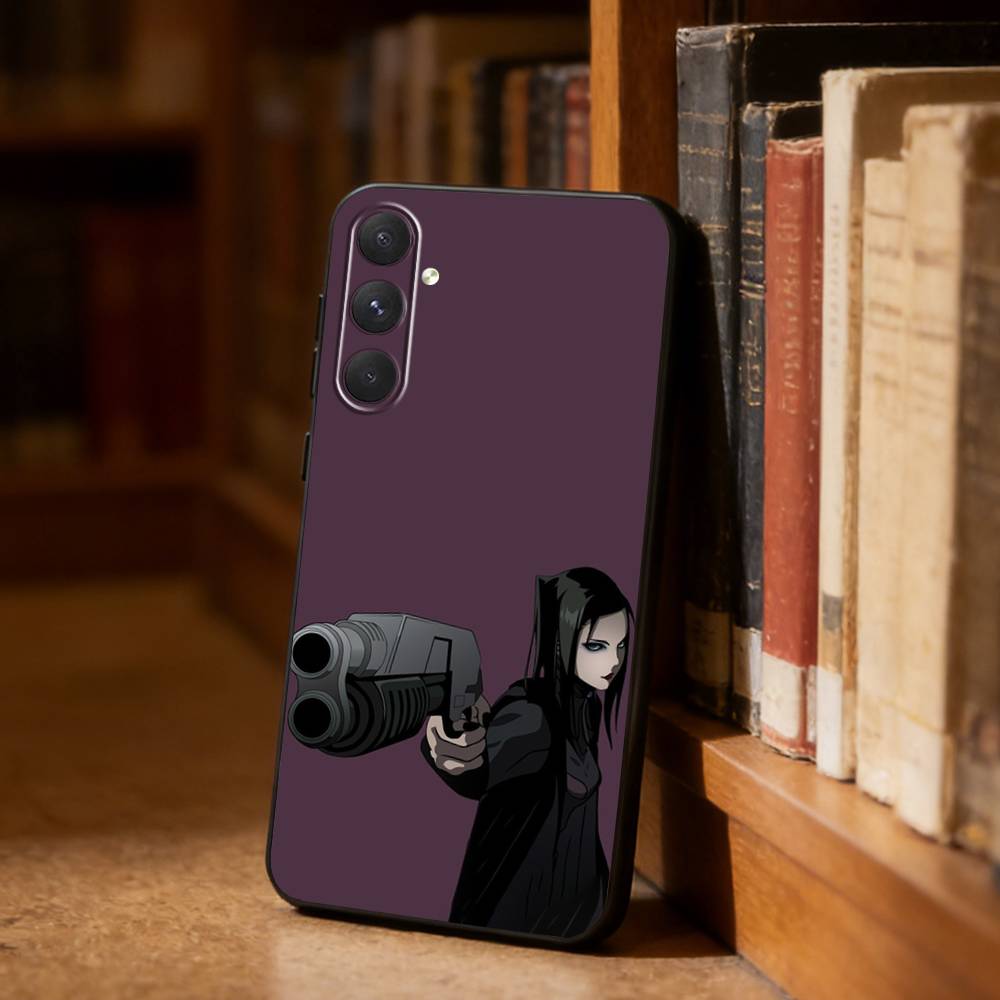 

Anime E-ergo P-Proxy Phone Case For Samsung S26,S25,S24,S23,S22,S21,Plus,Fe,Lite,Others Black Cover Samsung S21Ultra
