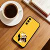 The Simpsons Phone Case Black Silicone Soft For Samsung Galaxy A73,A72,A71,A70,A53,A52,A51