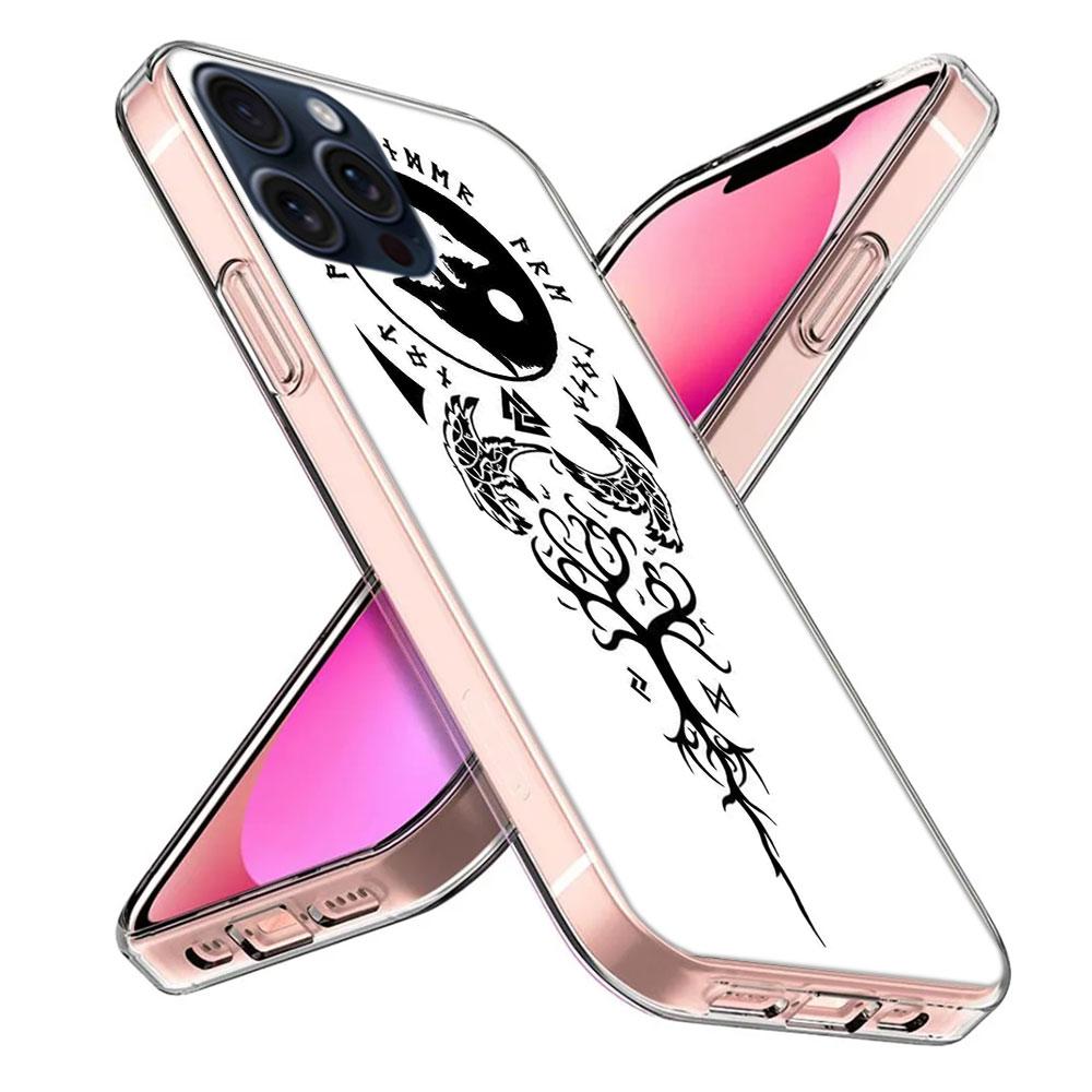 Nordic Norse Capa Phone Case For Iphone 17 Air 16 Pro Max 15 12 Pro 14 Plus 17E 16E 11 13 Mini Cover Cases Fundas Cell Clear TPU