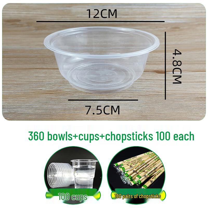 Shangqi Disposable Plastic Tableware Set