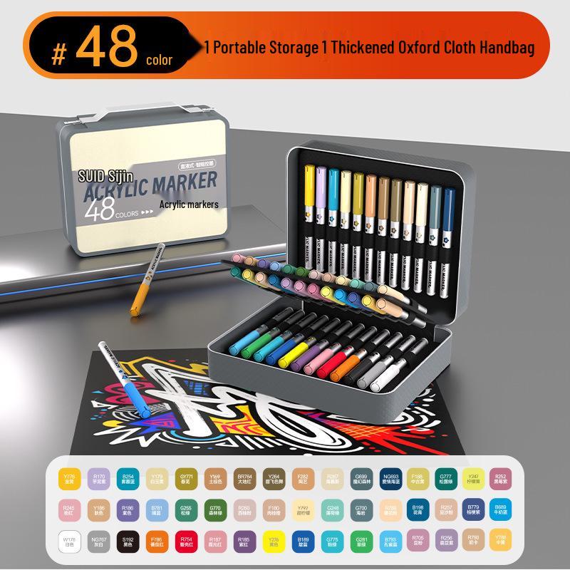 Acrylmarker Weiche Spitze: Waschbar & Deckend für Kinder-Kunstprojekte