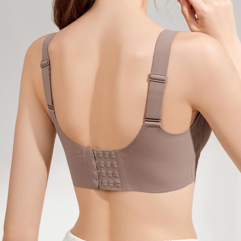 Dámské sportovní podprsenky, bezešvé, jednodílné, pohodlné, bez ocelových kroužků, na jógu, fitness, spaní, spodní prádlo, nabírané, proti prohýbání