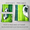 Soccer field design. Bedding Duvet cover sets Duvet covers Pillowcases gifts (1 * Duvet Cover 2 * Pillowcases, without duvet insert)
