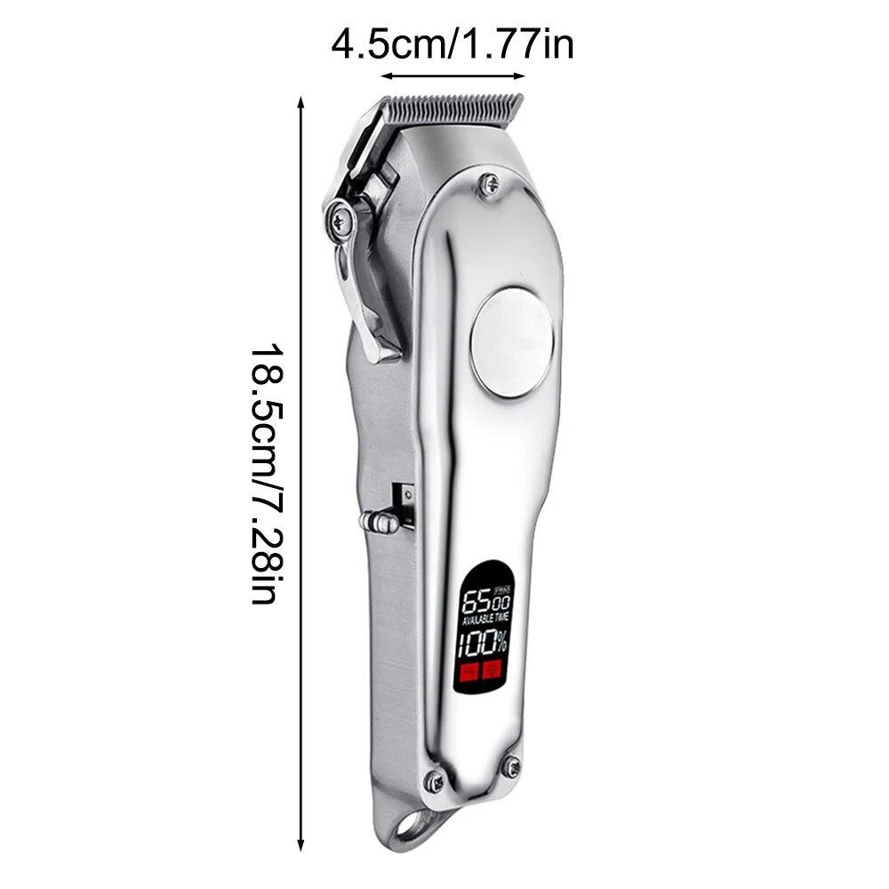 Profesjonalna maszynka do strzyżenia psa w całości z metalu akumulatorowa maszynka do strzyżenia zwierząt golarka dla kotów maszyna do cięcia pielęgnacja szczeniąt strzyżenie niski poziom hałasu