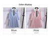 Girls' Navy Collar Princess Dress - College Style, Spring & Autumn Fashion