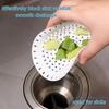 1/2 Pezzi Filtro Scarico in Silicone, Raccogli Capelli Copertura Protezione Scarico Doccia, Scarico a Pavimento Bagno, Adatto per Doccia e Lavello Cucina