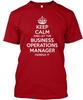Business Operations Manager T-Shirt Made In the USA Size S To 5XL