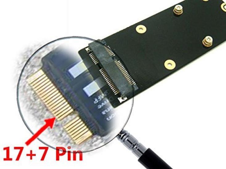 mSATA SSD to SSD conversion adapter for MacBook Pro Retina Late 2012 Late 2013 A1425 A1398 MC975 ME662 ME664 ME665 &