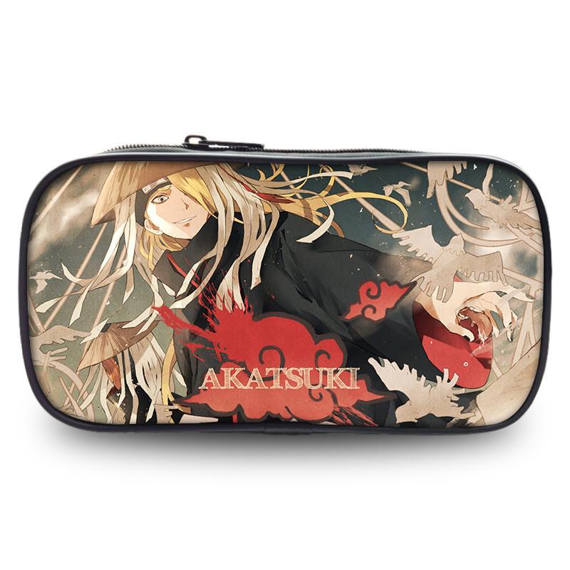 Naruto Themed Anime Printed Student Single Layer Stationery Storage Bag Pencil