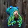 Cross-Border Adult Party Prank Crochet Octopus Hat