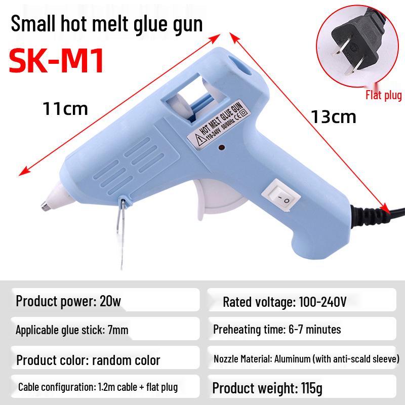 High-Temperature 7/11mm Manual Hot Melt Glue Gun with Glue Sticks