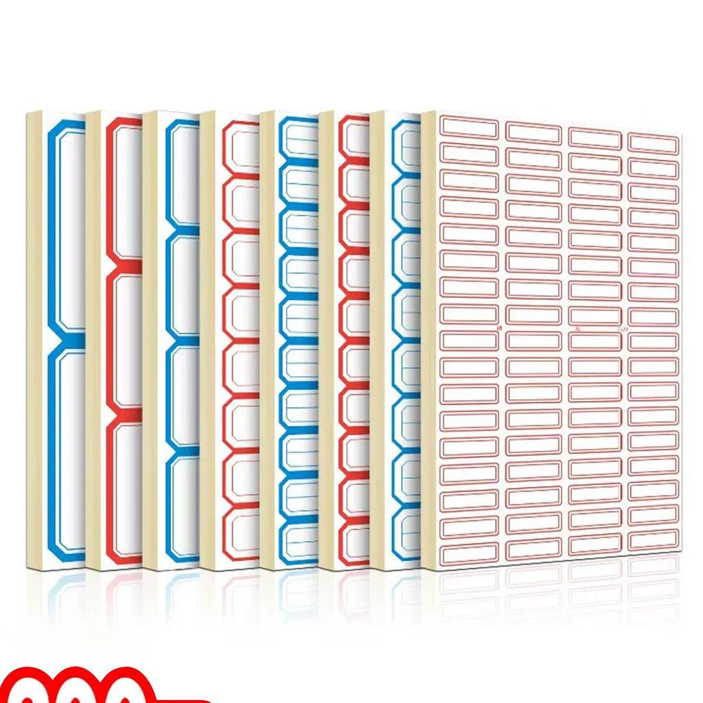 Handwritten Self-Adhesive Label Stickers for Office and Memo Marking