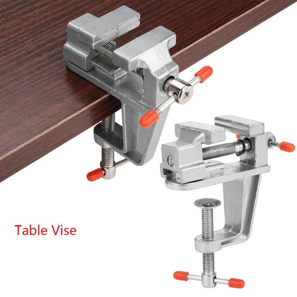 Flat Pliers Vise Table Bench Vise Tool Made of Aluminum Alloy Space Saving 360 Degree Rotation Lightweight and Practical 100% Brand New and High