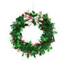 Handmade Christmas Color Strip Wreath Colorful Christmas Decoration Wreath  Indoor