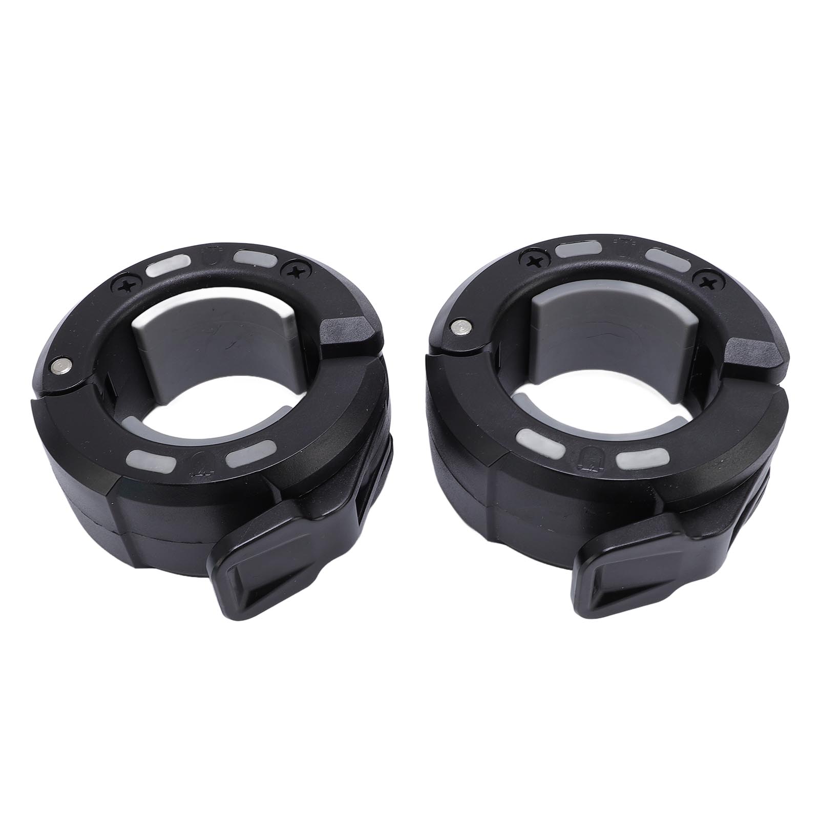 

2PCS Barbell Clamps Magnetic Quick Release Weight Bar Plate Locks Collar Clips for 50mm Barbell Workout Weightlifting черный серый