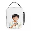 Cup Of Shinji Insulated Lunch Bag for Women Children Portable Food Boxes Thermal Lunch Box Tote