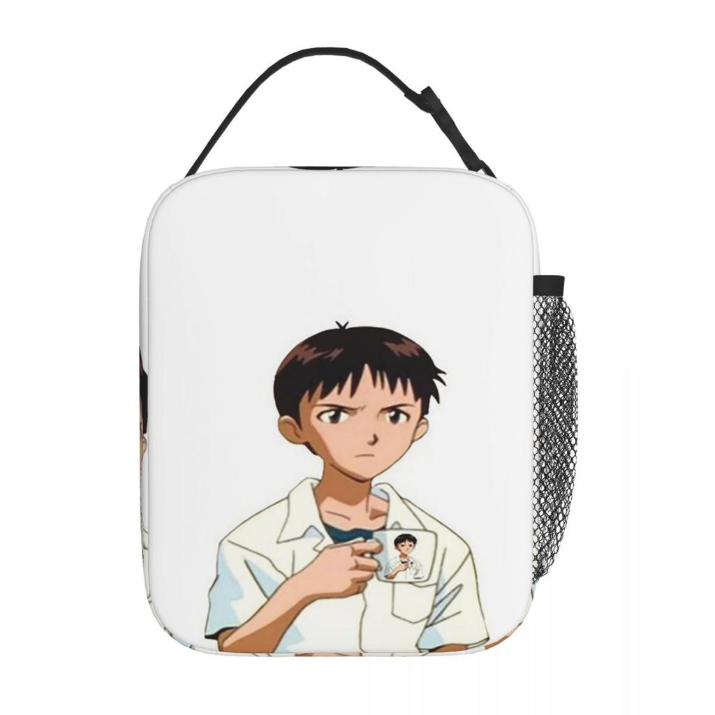 Cup Of Shinji Insulated Lunch Bag for Women Children Portable Food Boxes Thermal Lunch Box Tote