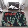 Modern 3D Vision Carpet Scary Halloween Decor Rug Non-slip Anti-fouling Sofa Coffee Table Floor Mat Washable Entrance Door Mat