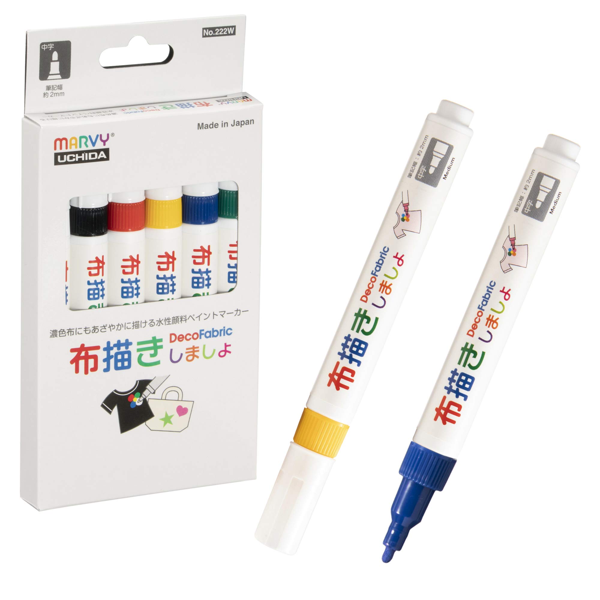 

Marvy Рисование по ткани II 6 цветов в наборе