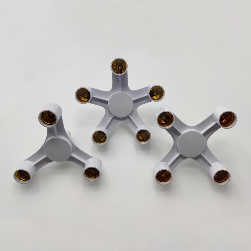 E27 To E27 LED Light Bulbs Socket Adapter Splitter Standard Lamp Holder Base Converter Extension Light Holder