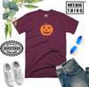 Halloween Pumpkin T Shirt Ghost Witch Trick Or Treat Scary Horror Gift Unisex Top