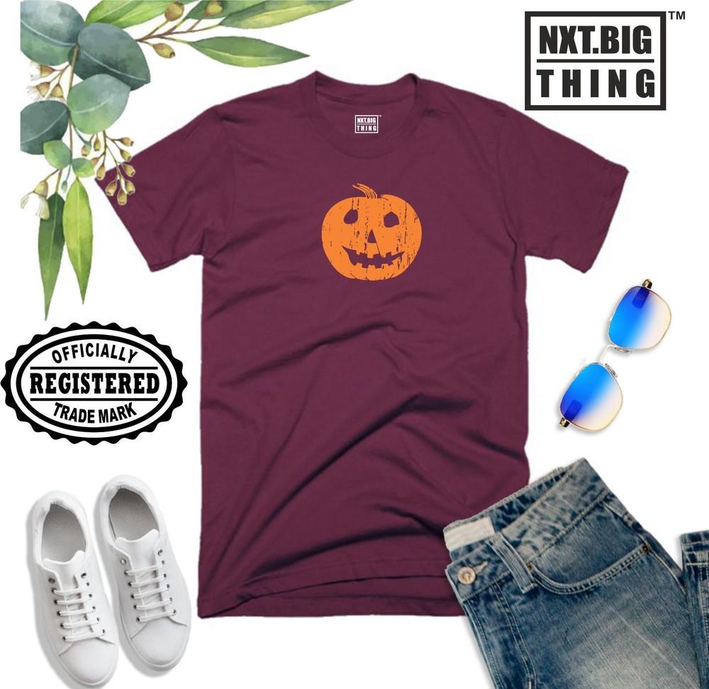 Halloween Pumpkin T Shirt Ghost Witch Trick Or Treat Scary Horror Gift Unisex Top
