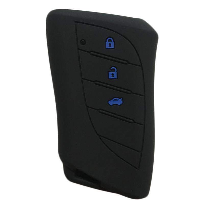

For Lexus Es Silicone Key Cover for Lexus Es350 UX250 2019/UX260 2020 Key Case Fliding Case for Keys Protection Car Key Cover чорний