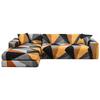 Stretch Settee Slipcover Patterned Lounge Area Household Guard Sofa Protector Having Expandable Bottom Settee Slipcovers Designed for Pets, Kids