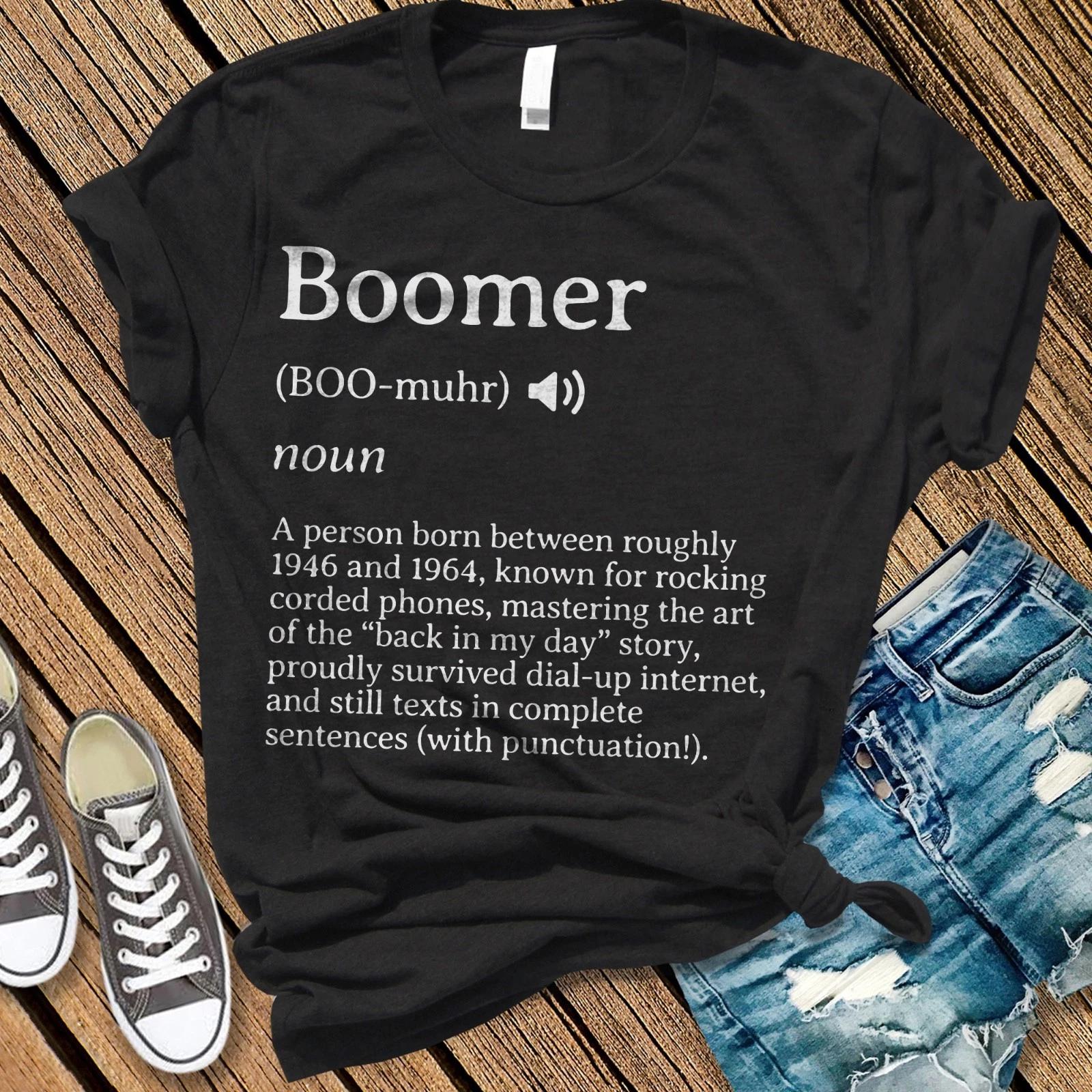 Funny Boomer Definition T-Shirt, Generational Humor Tee, Fun Gift for GrandPa L