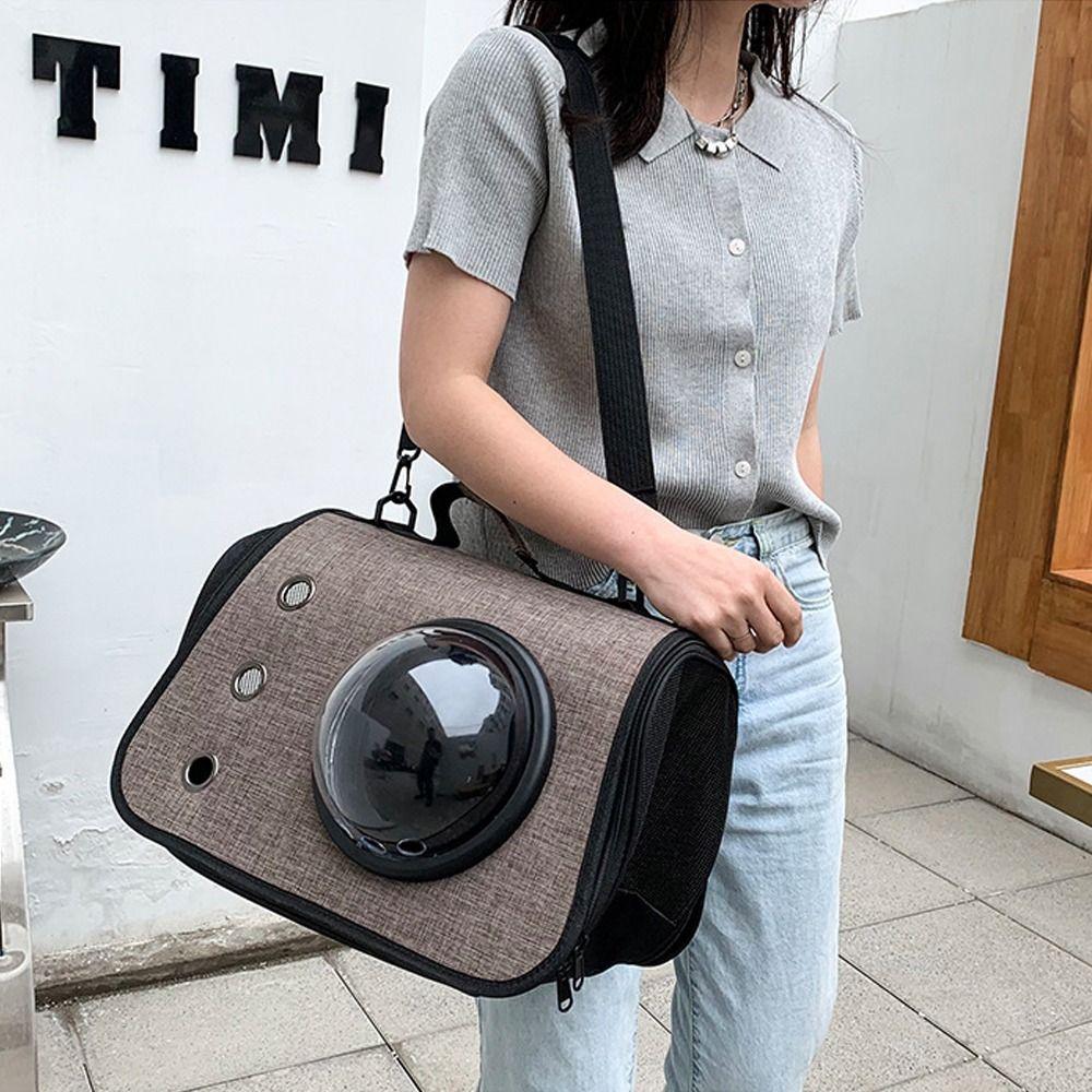 Large Capacity Portable Pet Bag Foldable Pet Handheld Bag Durable Travel Puppy Bags  Outdoor Travel