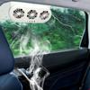 Solar Car SUV Air Vent Cooling Fan 3 Fans Promoting Air Circulation Car Exhaust Ventilation Fan Auto Window Cooler