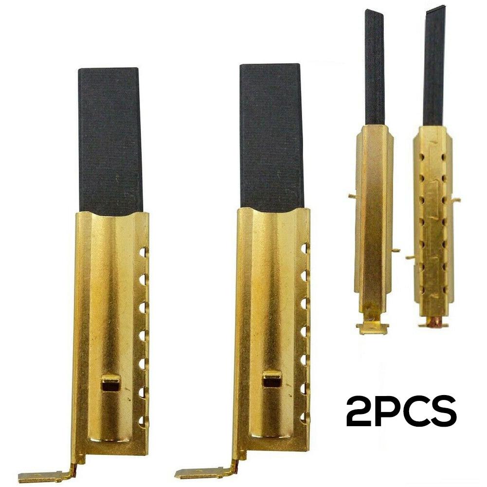 2PCS Carbon Brushes Inserts For Washing Machine Motor WMB61021W WM5100W WKD75125 Washing Machine Motor Carbon Brushes Parts
