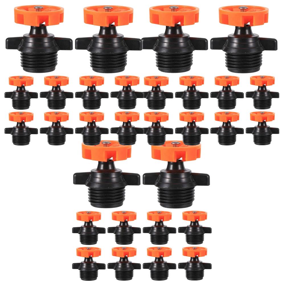50/10pcs 360 ° Rotating Irrigation Nozzle 1/2 Inch Male Thread Watering Sprinkler Automatic Drip Irrigation Drippers For Garden