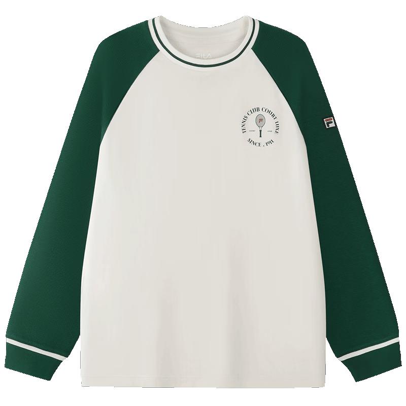 FILA Kids' Boys' Long-Sleeve Colorblock Raglan T-Shirt