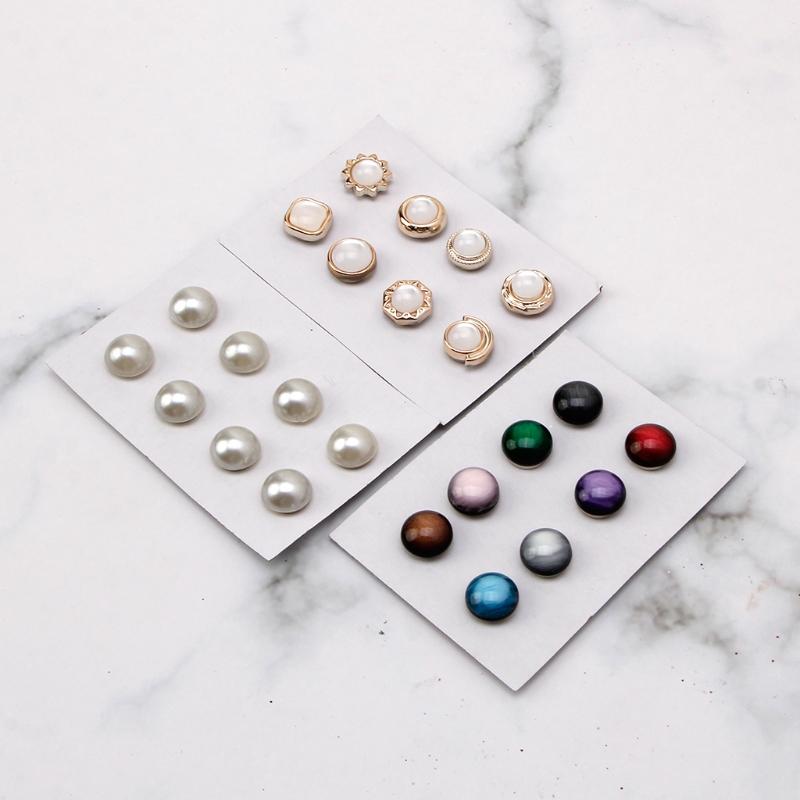 Hijab Brooch Magnet Clips No Hole Pins For Muslim Scarf Shawls for Head Wraps Headscarf Luxury Accessory for Women Ladie