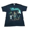 Unisex Shirt Cotton Oversize Large Size New Vintage Y2K ZZ Top T-Shirt Large Black Country Rock Summer Tour Western Cowboy