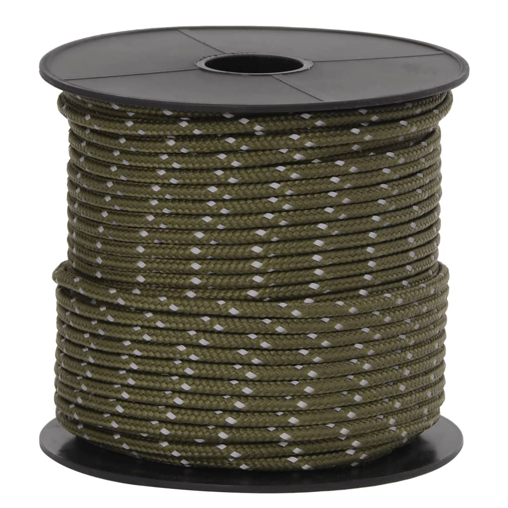 Reflective Tent Rope with Rope Tensioners 50 m 4 mm