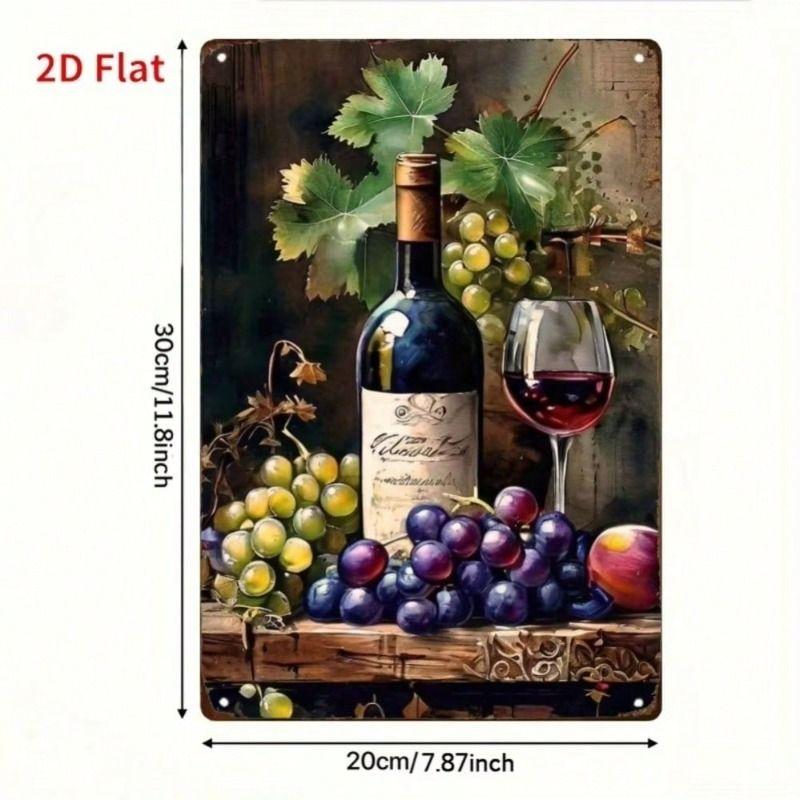 Retro Metal Wall Art Decor Living Room Home Tin Sign 20x30cm