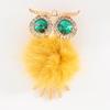 Crystal Owl Car Air Freshener Diamond Villus Owl Car Perfume Air Vent Clip Auto Accessories Interior Woman Aromatherapy Ornament
