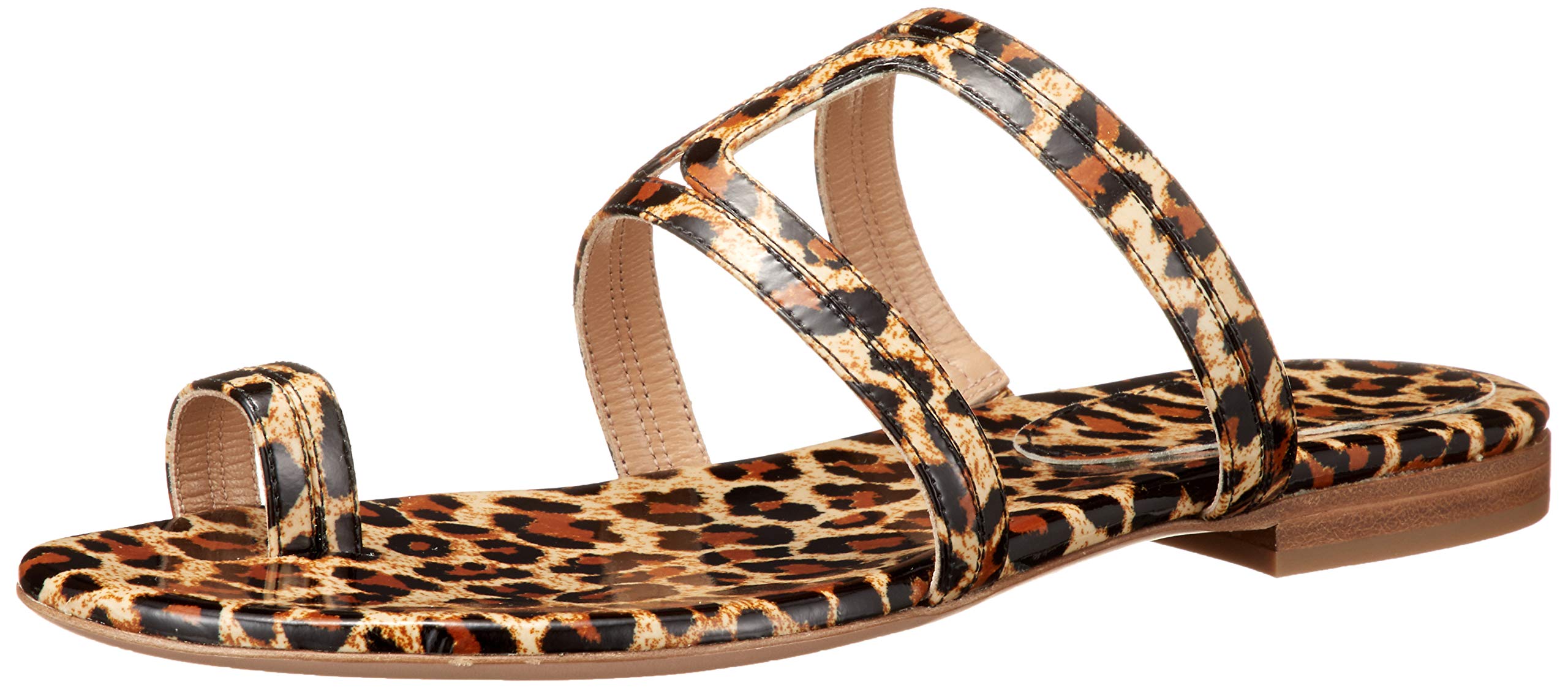 

Flat Sandals 6552 MIELE10 CROSS THONG SANDAL Leopard cm [Perico] Women s 25.0