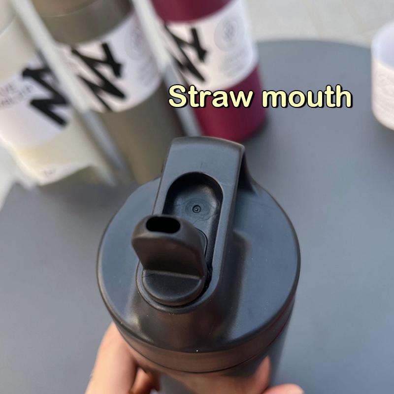 Suction Nozzle Sports Kettle Stainless Steel Thermos Cup Portable Suction Cup